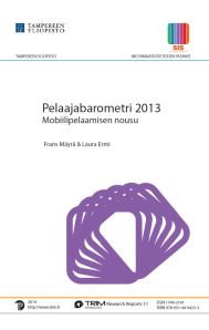 Pelaajabarometri 2013