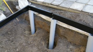 Greenhouse foundation work (2015-08-16)