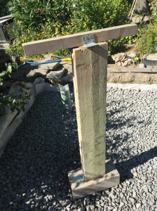 Greenhouse foundation work (2015-08-22)