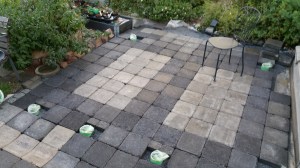 Greenhouse foundations construction work.