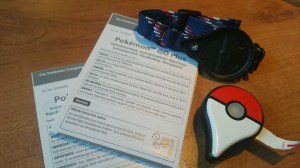 Pokémon GO Plus package contents.