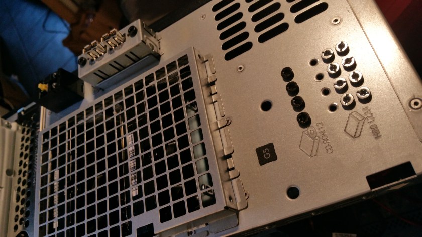 HP Proliant ML110 G5, opened